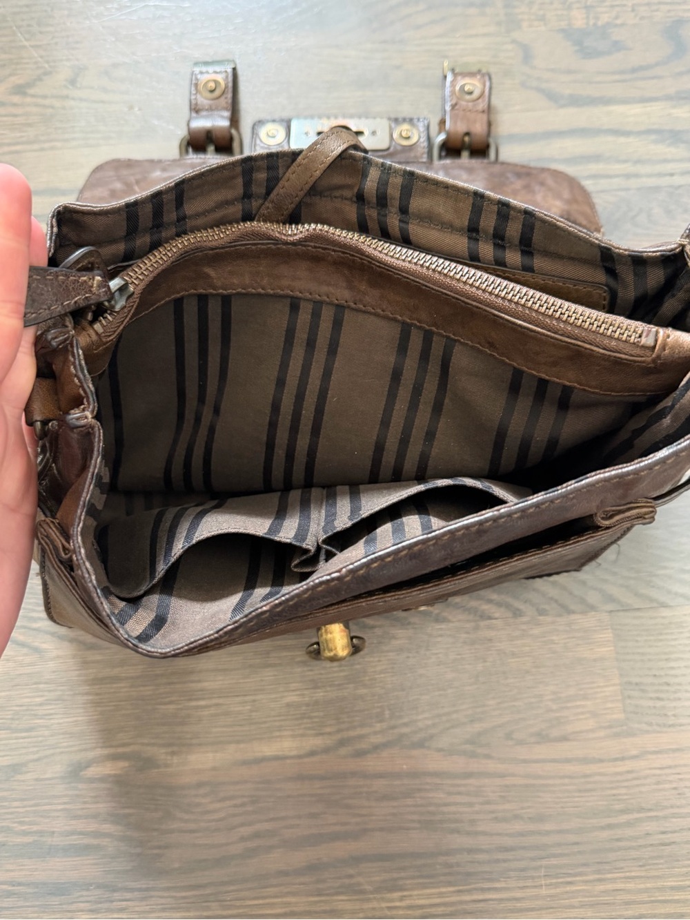 Frye Cameron Leather Satchel Bag - Picture 9 of 15